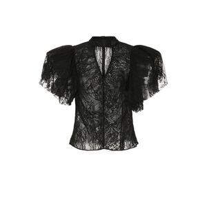 Osman Yousefzada x RTR Lace Ruffle Top - Size 8